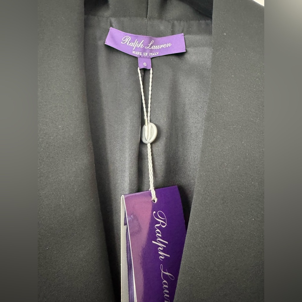 Ralph Lauren Purple Label Elegant Silk Patterned Blazer - Picture 6 of 13